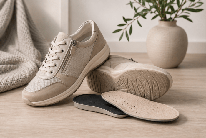 Comfortschoenen bij eeltvorming