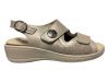 Q-Fit Taupe Sandaal Femke