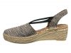 Viguera Zwart Combi Espadrille 2192