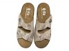 Q-Fit Taupe Slipper Alicante Stretch