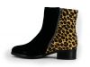 Lerora Enkellaars Zwart/Leopard 92004-02 H