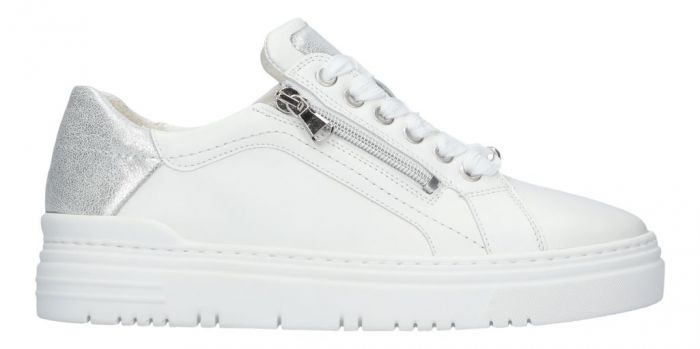 Waldlaufer Wit/Zilver Sneaker H-Tamira