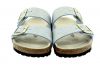 Birkenstock Slipper Arizona Shiny Python Dusty Blu