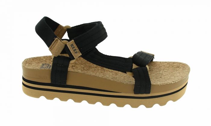 Reef Sandaal Cushion Rem Hi Black/Tan