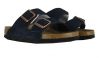 Birkenstock Slipper Arizona Blauw Suede 1012424