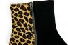 Lerora Enkellaars Zwart/Leopard 92004-02 H