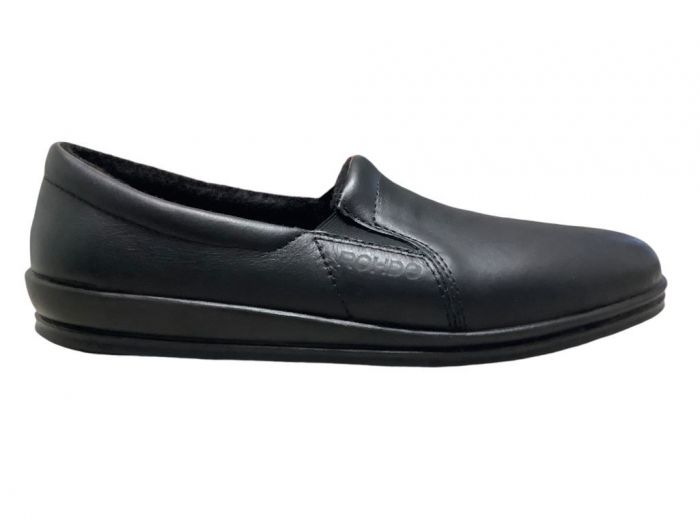 Rohde Pantoffel Lillestrom Black 2602-90 G 1/2