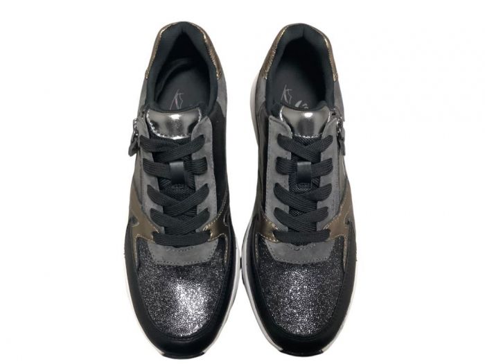 Gabor Sneaker H 76.438.37 H in de kleur zwart Schoenen & Podologie