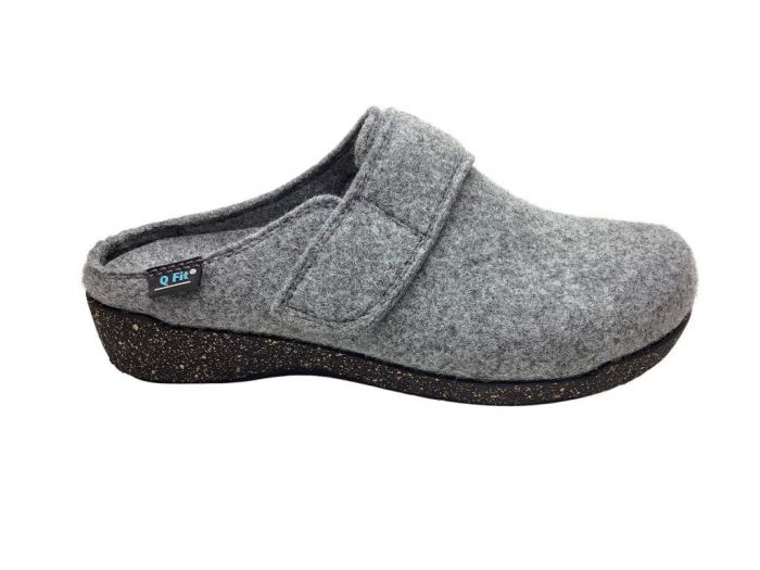 Q-Fit Pantoffel Chantal Grey 3614