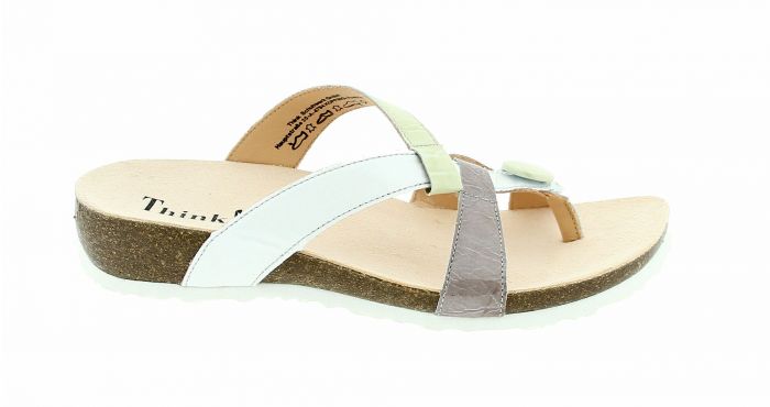 Think! Teenslipper Julia Bianco Combi 000246-1020