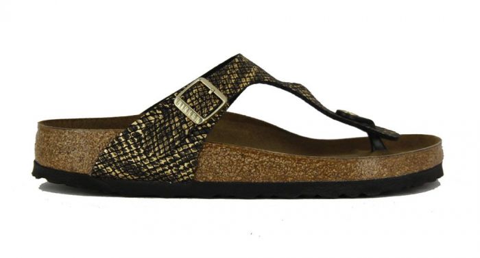 Birkenstock Slipper Gizeh Python Black 1018464