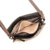 Berba Flap Bag Large Taupe-Zwart  005-576-17