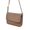 Berba Flap Bag Large Taupe-Zwart  005-576-17