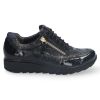 Durea Antraciet/Blauwe Sneaker 6263 K