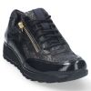 Durea Antraciet/Blauwe Sneaker 6263 K