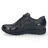 Durea Antraciet/Blauwe Sneaker 6263 K