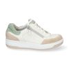 Durea Sneaker L.Taupe/Wit/L.Groen 6281 H