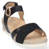 Durea Sandalen Zwart 7425 H