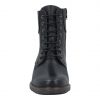 Solidus Zwarte Veterboot Kinga K