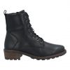 Solidus Zwarte Veterboot Kinga K