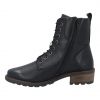 Solidus Zwarte Veterboot Kinga K