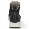 Durea Zwart/Blauw/Bruin Sneaker Hoog 9778 G