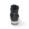 Durea Hoge Sneakers Zwart/Blauw 9842 K