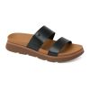 Reef Slippers Zwart/Bruin Vista Luxe