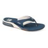 Reef Slippers Navy/Beige Fanning