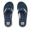 Reef Slippers Navy/Beige Fanning