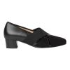 Pump HV leer/suede/lak Zwart J