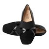 Pump HV leer/suede/lak Zwart J