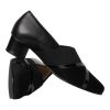 Pump HV leer/suede/lak Zwart J