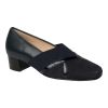 Pump HV leer/suede/lak Blauw J