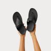 Fitlflop Lulu Leather Toepost Black