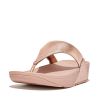 Fitlflop Lulu Leather Toepost Rose Gold