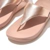 Fitlflop Lulu Leather Toepost Rose Gold