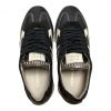 Piedi Nudi Zwart Creme Sneaker Harlem