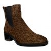 Piedi Nudi Leopard Enkellaars Zofia