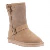 Warmbat Kangaroo Women Suede Boot Buckle Stone