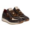 Piedi Nudi Sneakers Hera Zwart Print