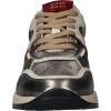 Piedi Nudi Sneaker Talla Taupe Metal