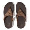 Fitlflop Lulu Glitter Toe-Thongs Chocolate Glitter