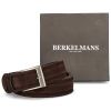 Berkelmans Belt D.Bruin Suede