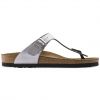 Birkenstock Slipper Gizeh Zilver