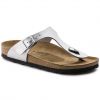 Birkenstock Slipper Gizeh Zilver