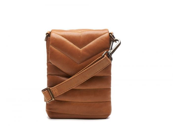 Chabo Valencia Padded Phone Bag Camel