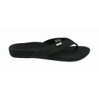 Reef Slipper Ortho-Springblack/Black Glitter