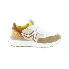 Accademia 72 Sneaker White Taupe Orange AC-010