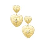 YW Oorbellen Hartjes/steentjes Goud-One Size